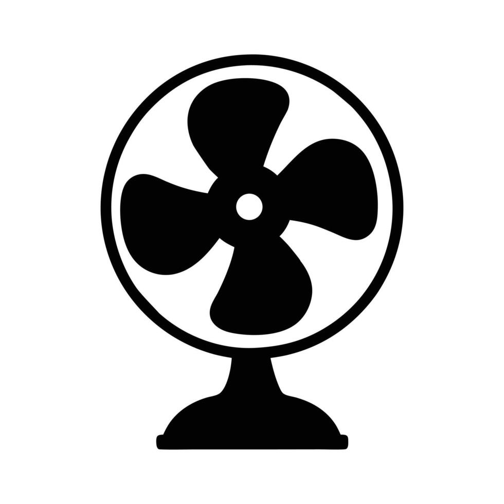 Stylish Table Fans vector
