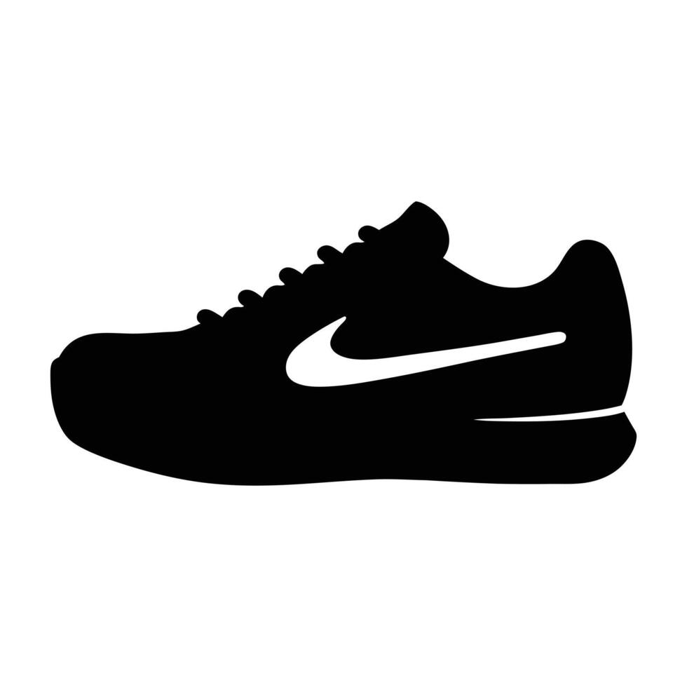 Sneaker Icon Athletic Shoe Symbol vector