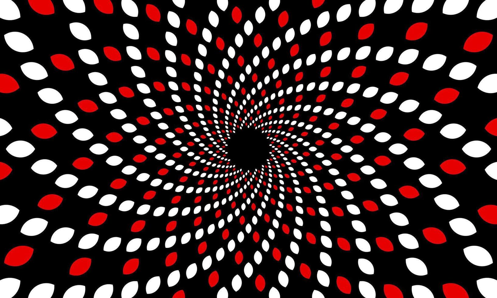 Abstract spiral Shape spinning vortex style flower background. Colorful leaves pattern. hypnotic pattern. vector
