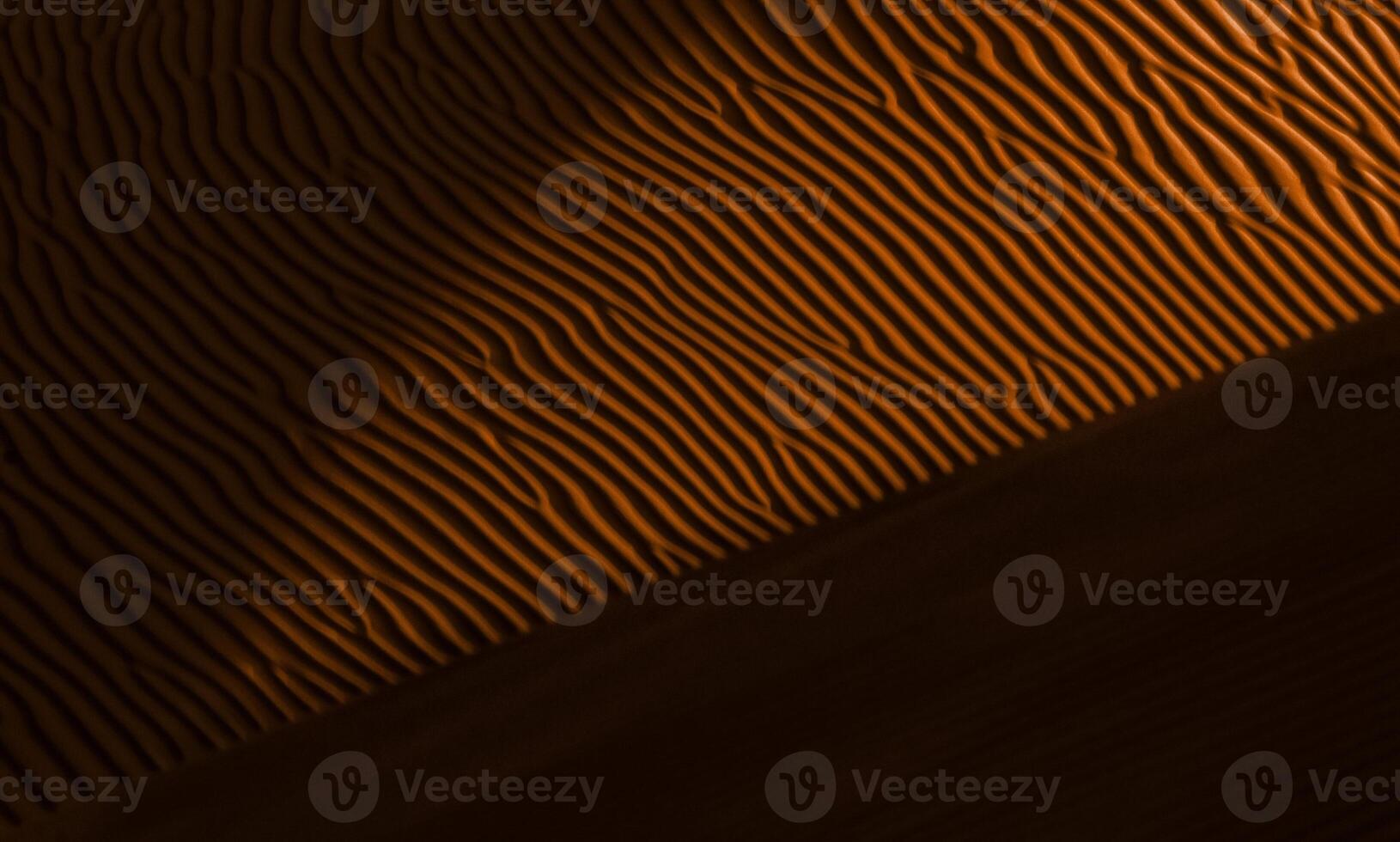 A close up of a sand dune with a dark background photo