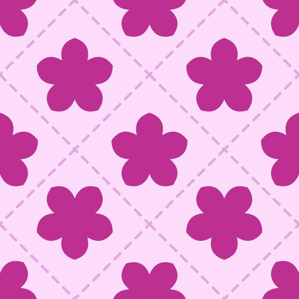 Timeless flower pattern design. vector