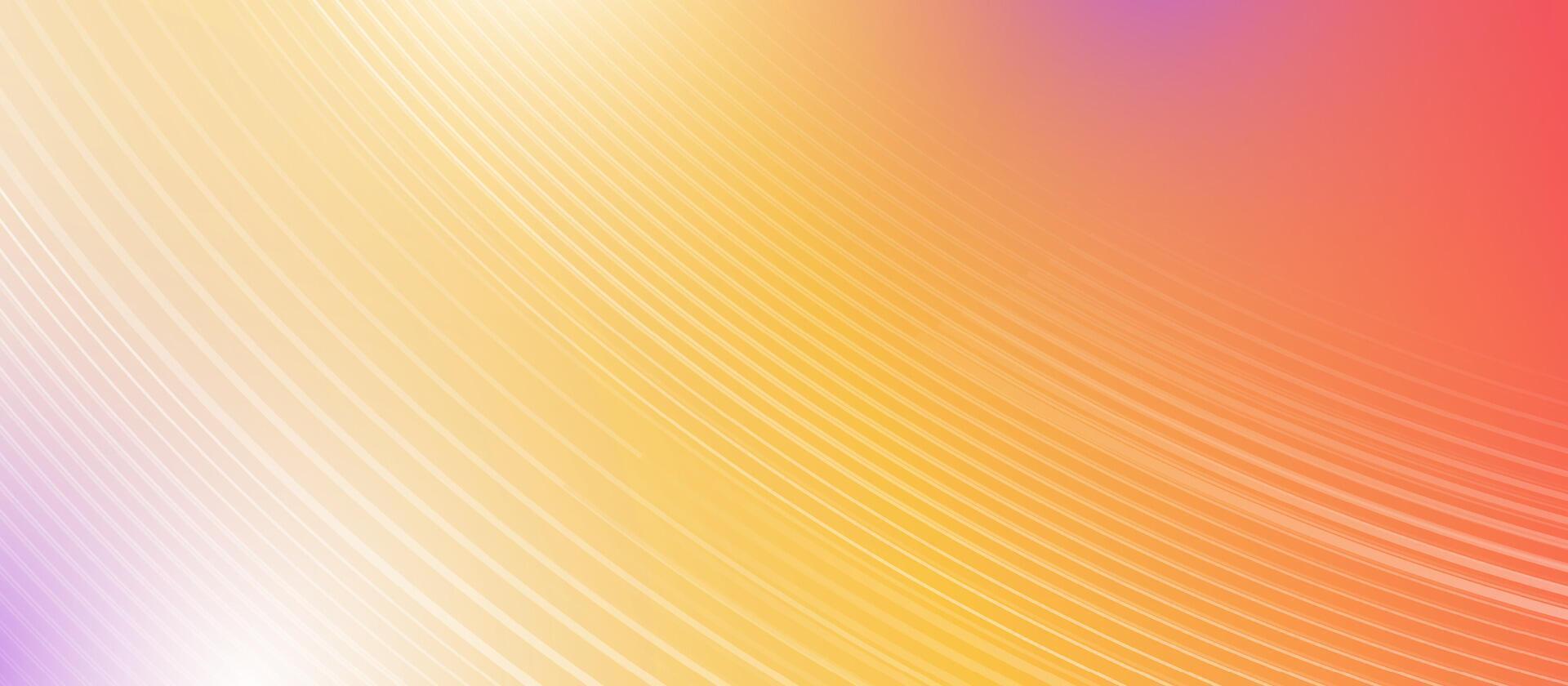 Colorful Gradient Abstract Background with Curved Lines vector