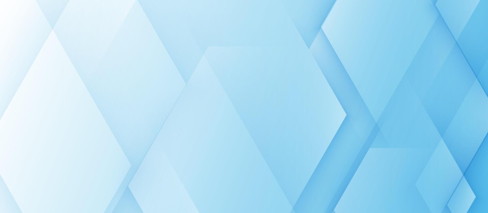 Light Blue Abstract Geometric Background with Overlapping Shapes vector