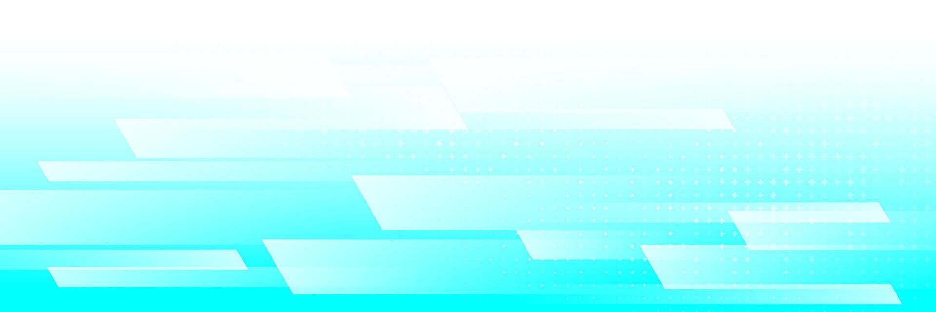 Futuristic Light Blue Tech Background with Geometric Lines vector