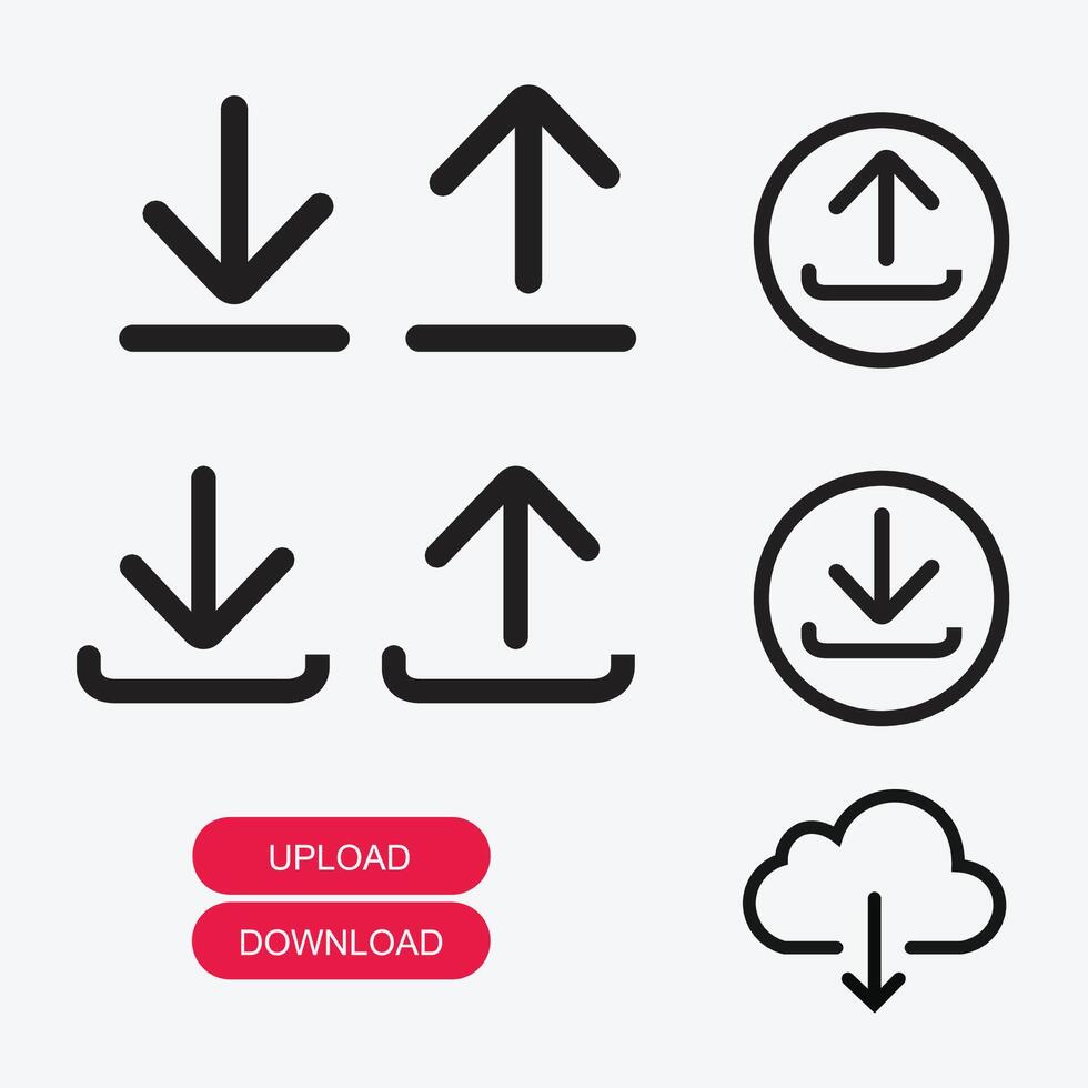 Upload and download symbols vector