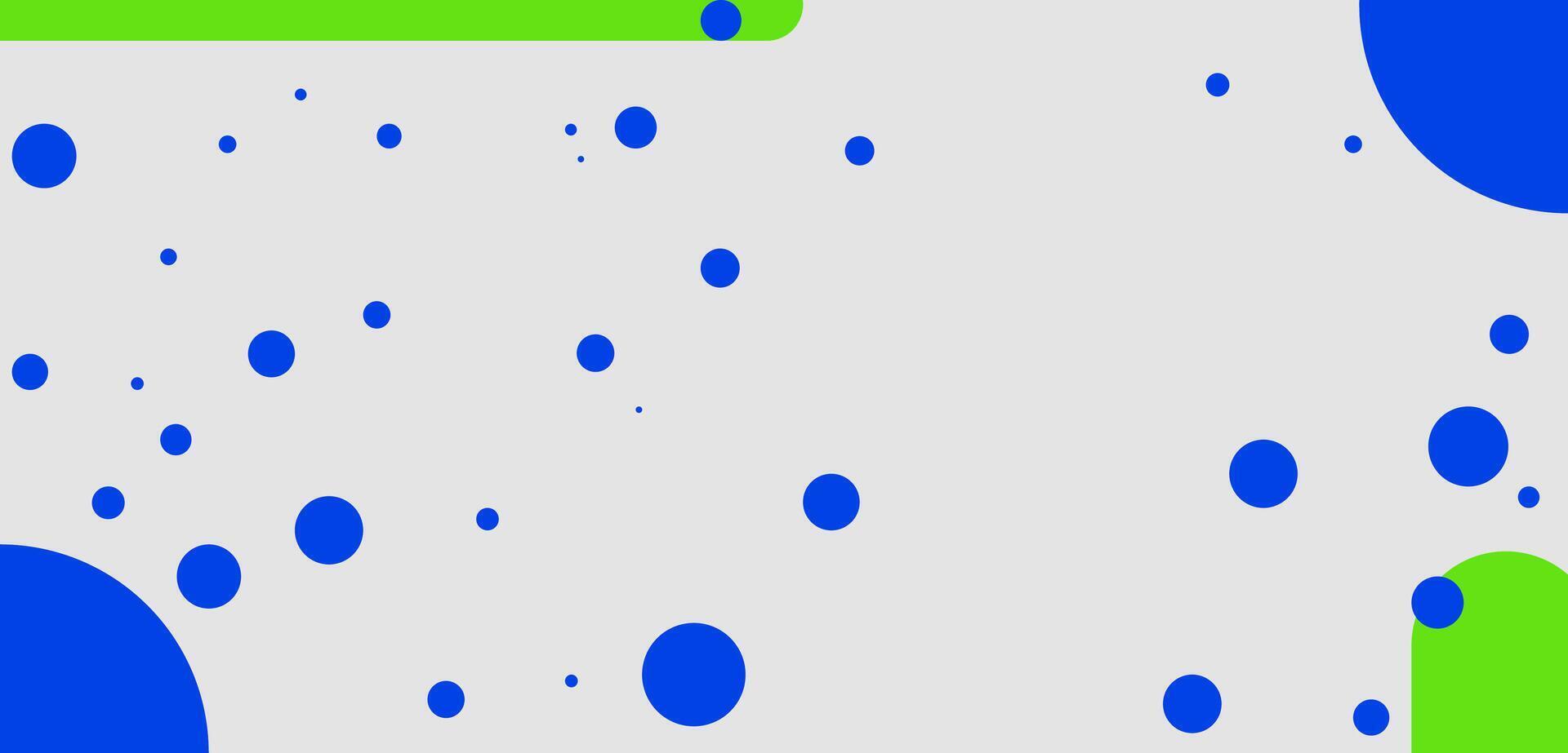 a blue and green background with dots vector