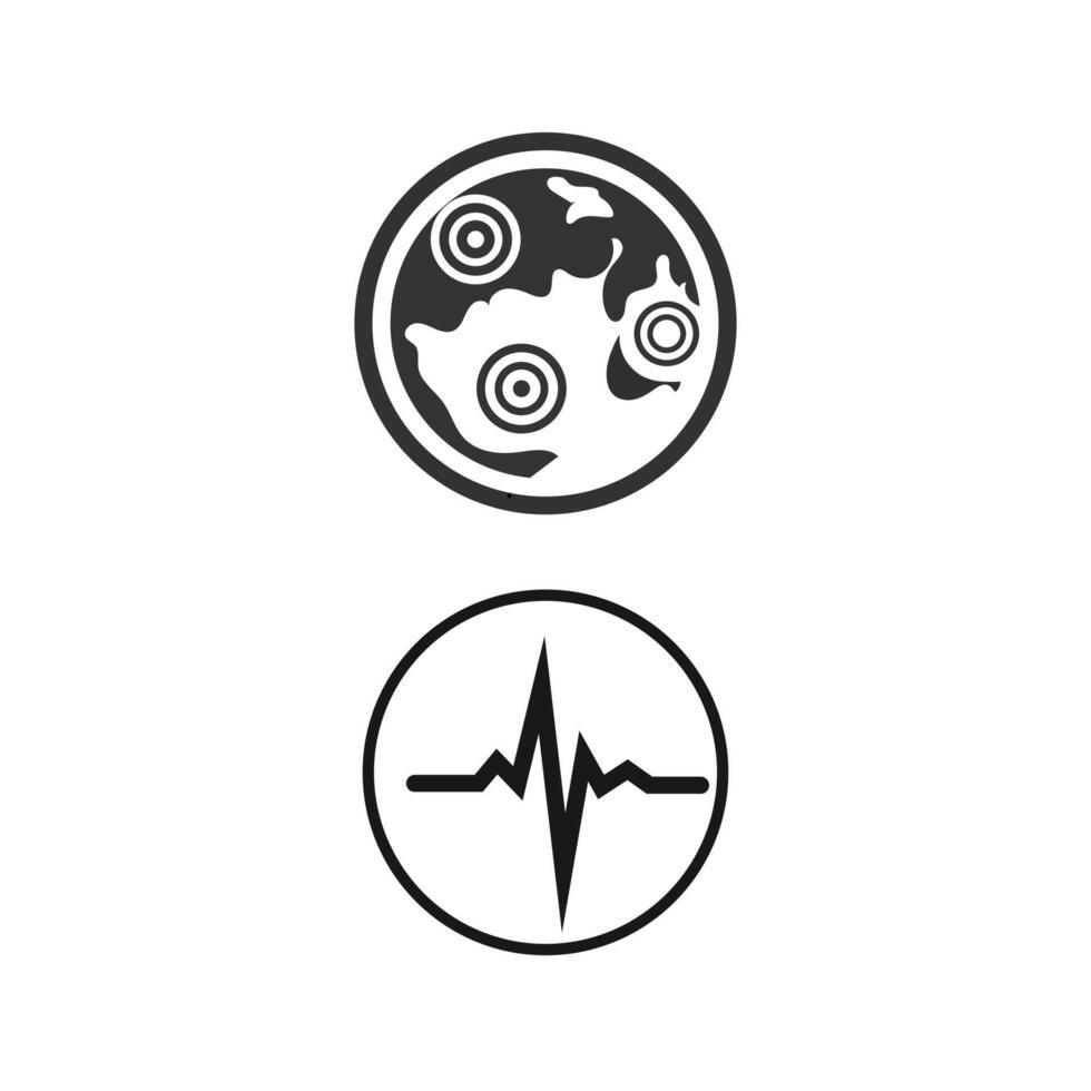 Collection of icons related to Geography vector