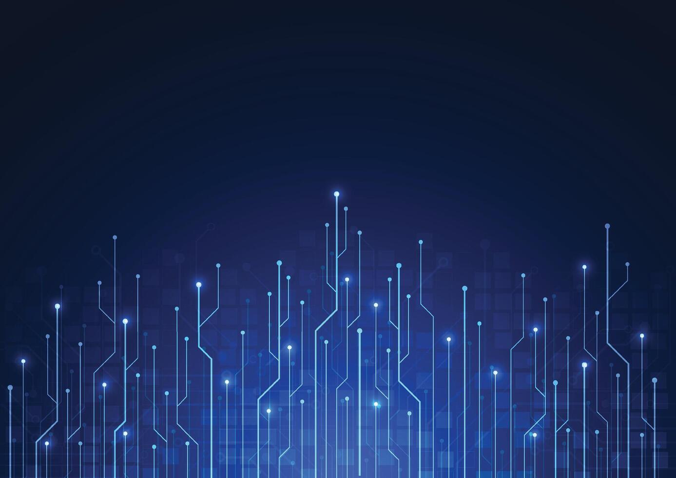 Abstract background with technology circuit board texture. Electronic motherboard illustration. vector