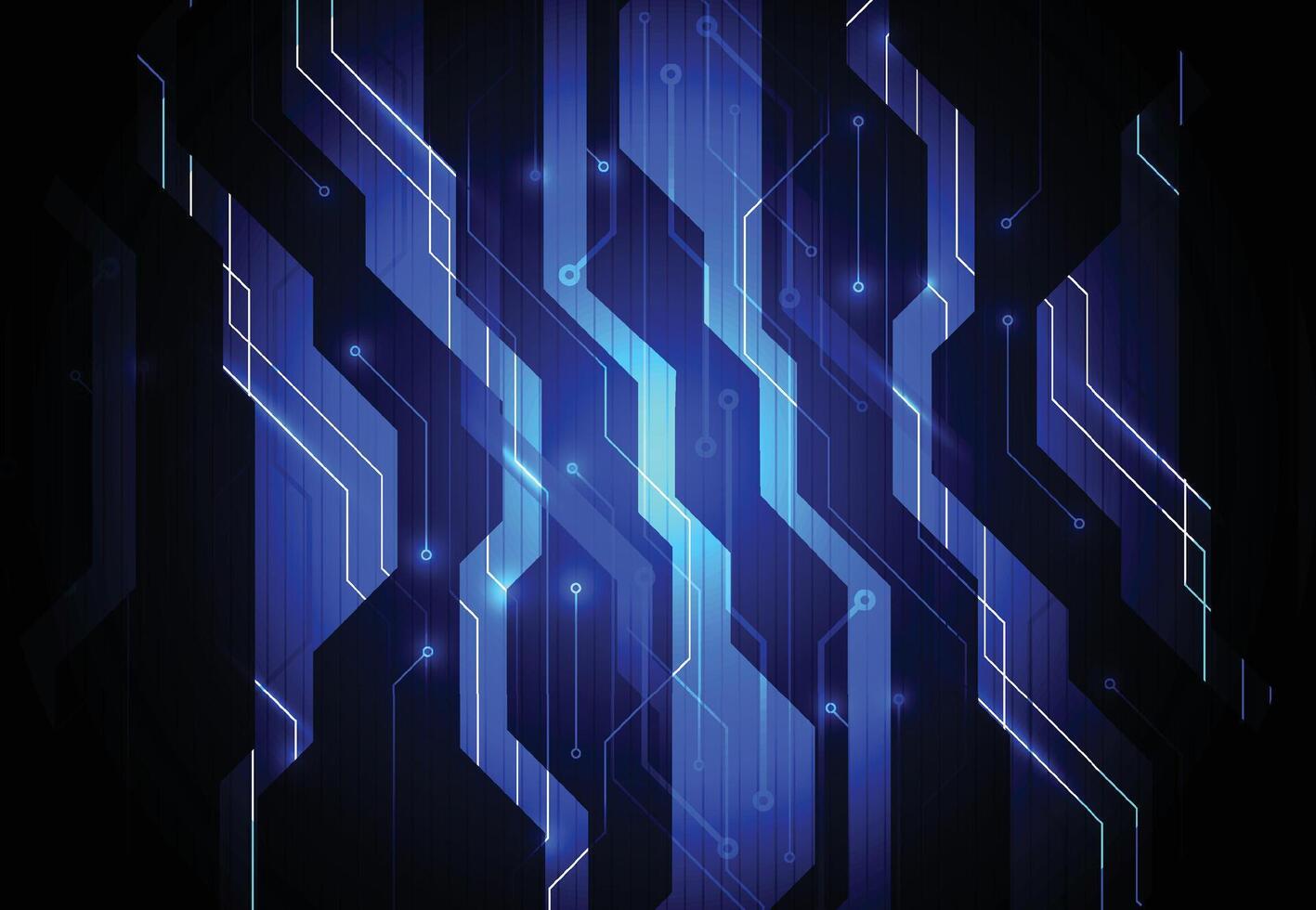 Abstract background with technology circuit board texture. Artificial intelligence vector