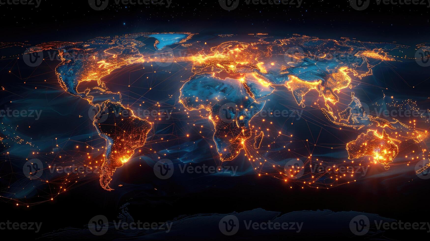 The world map is shown in this image photo