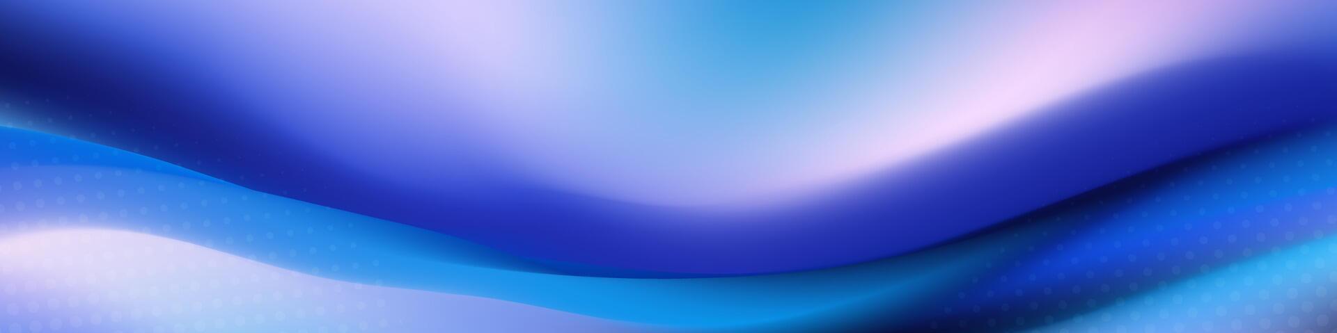 Abstract iridescent blue flowing background. vector
