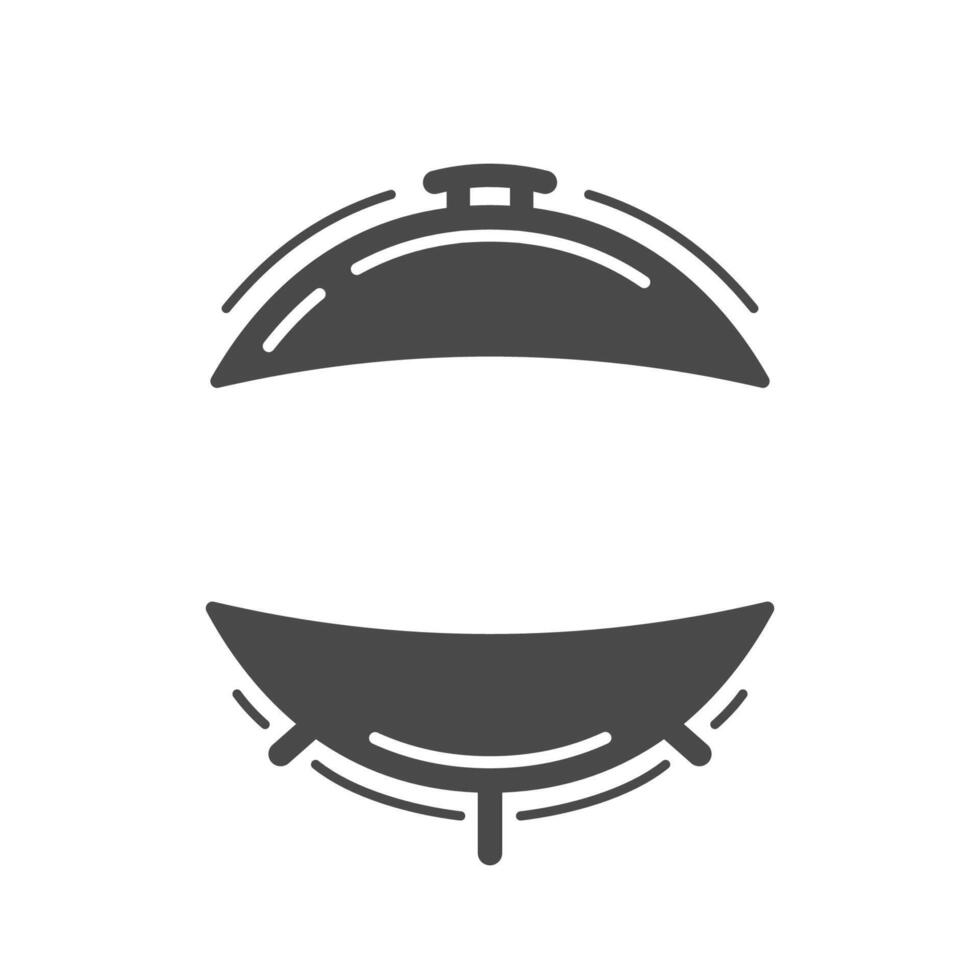 Barbeque Grill isolated on white background vector