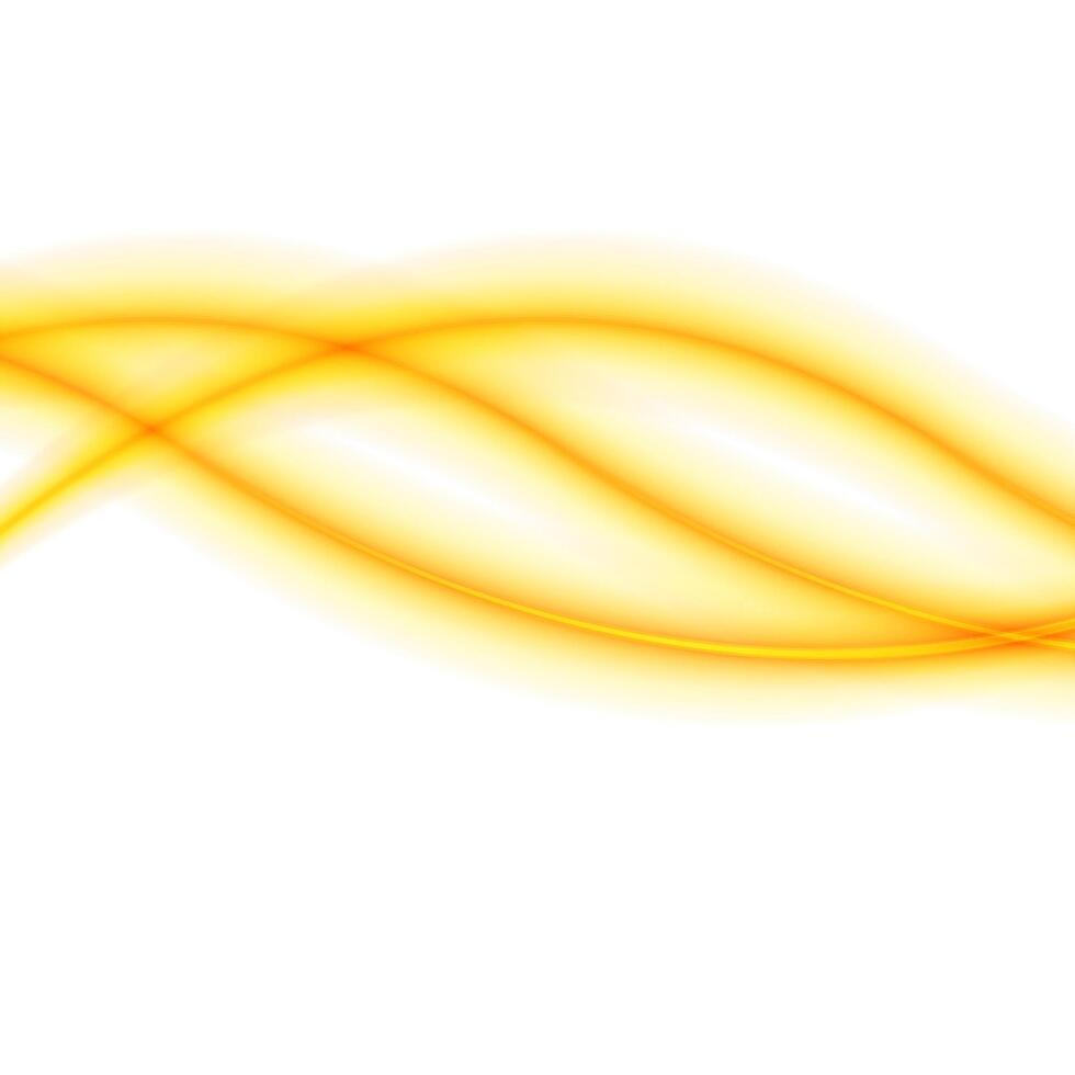 Abstract orange waves background vector