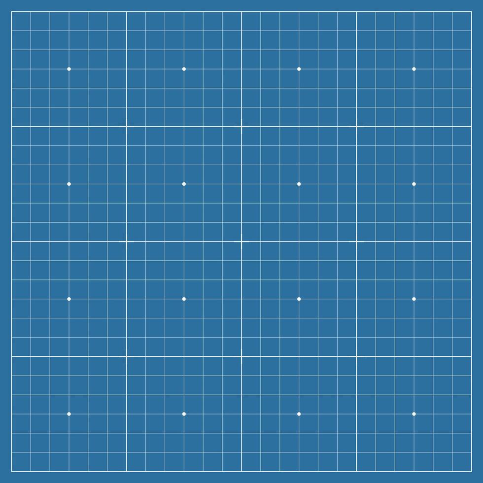 Minimalist blue grid background with line pattern vector