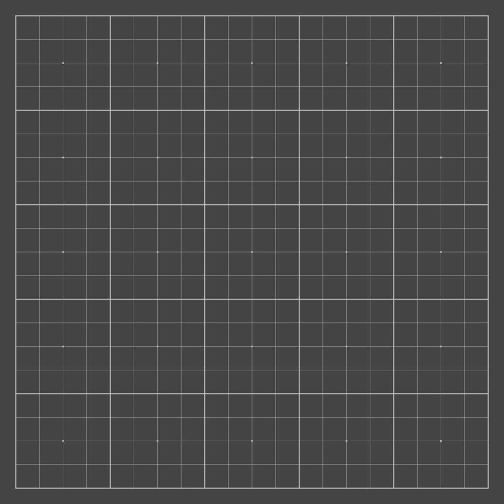 Black grid background with structured white line pattern vector