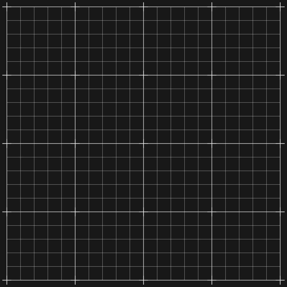 Minimalist grid line pattern on black background vector