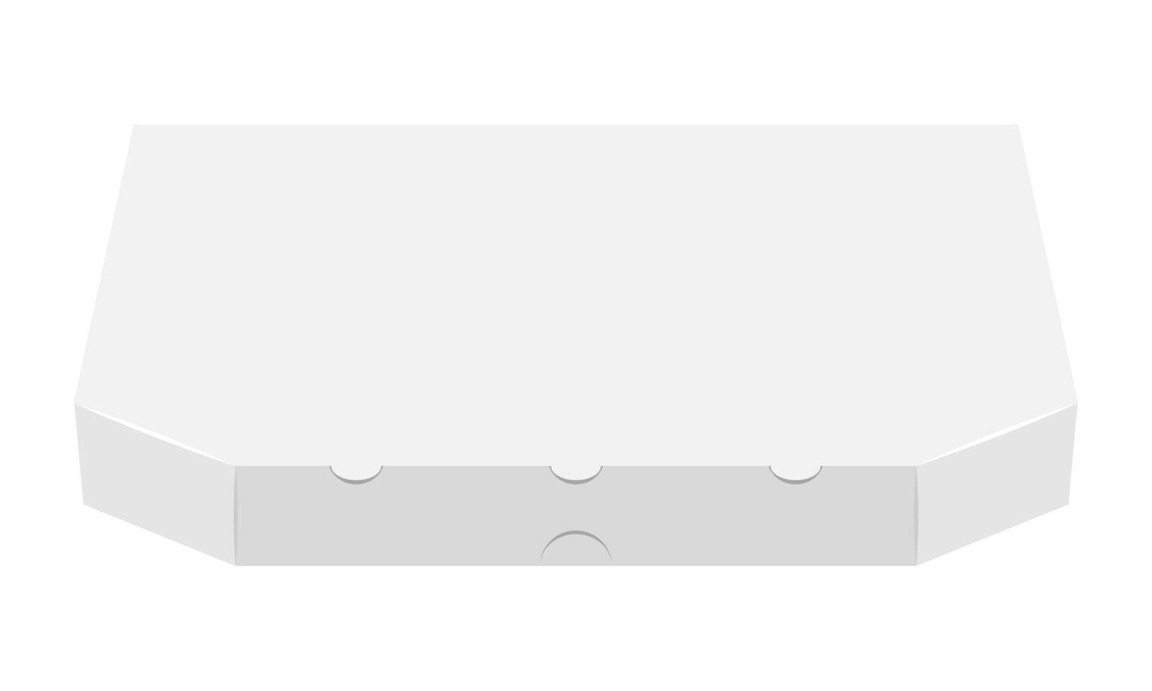 cardboard pizza box icon illustration isolated on white background vector