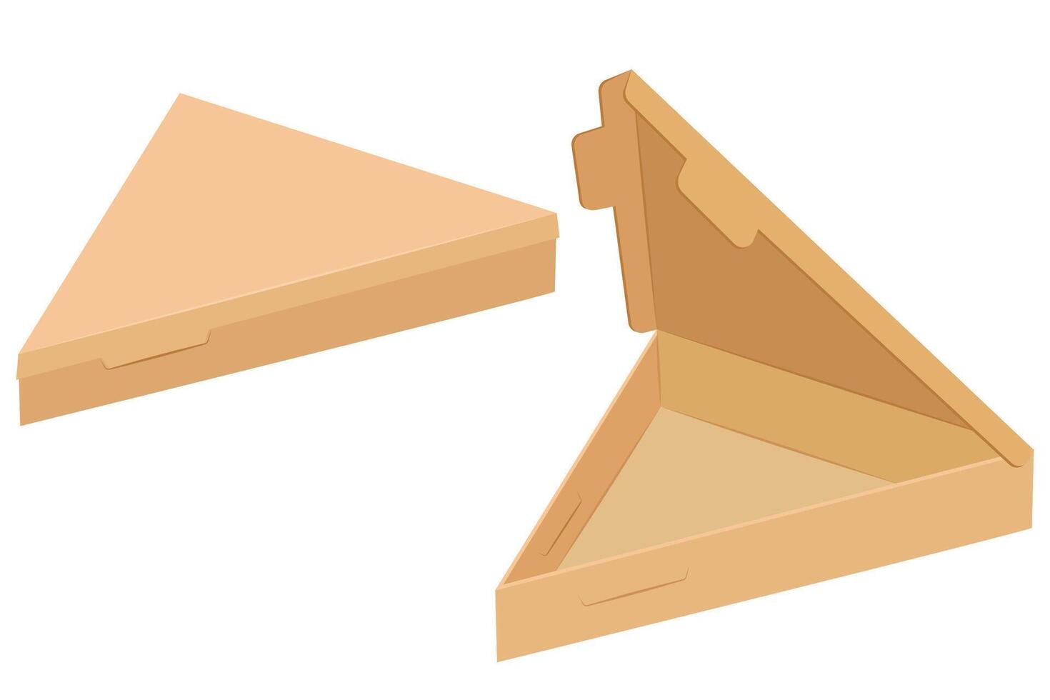 cardboard pizza box icon illustration isolated vector