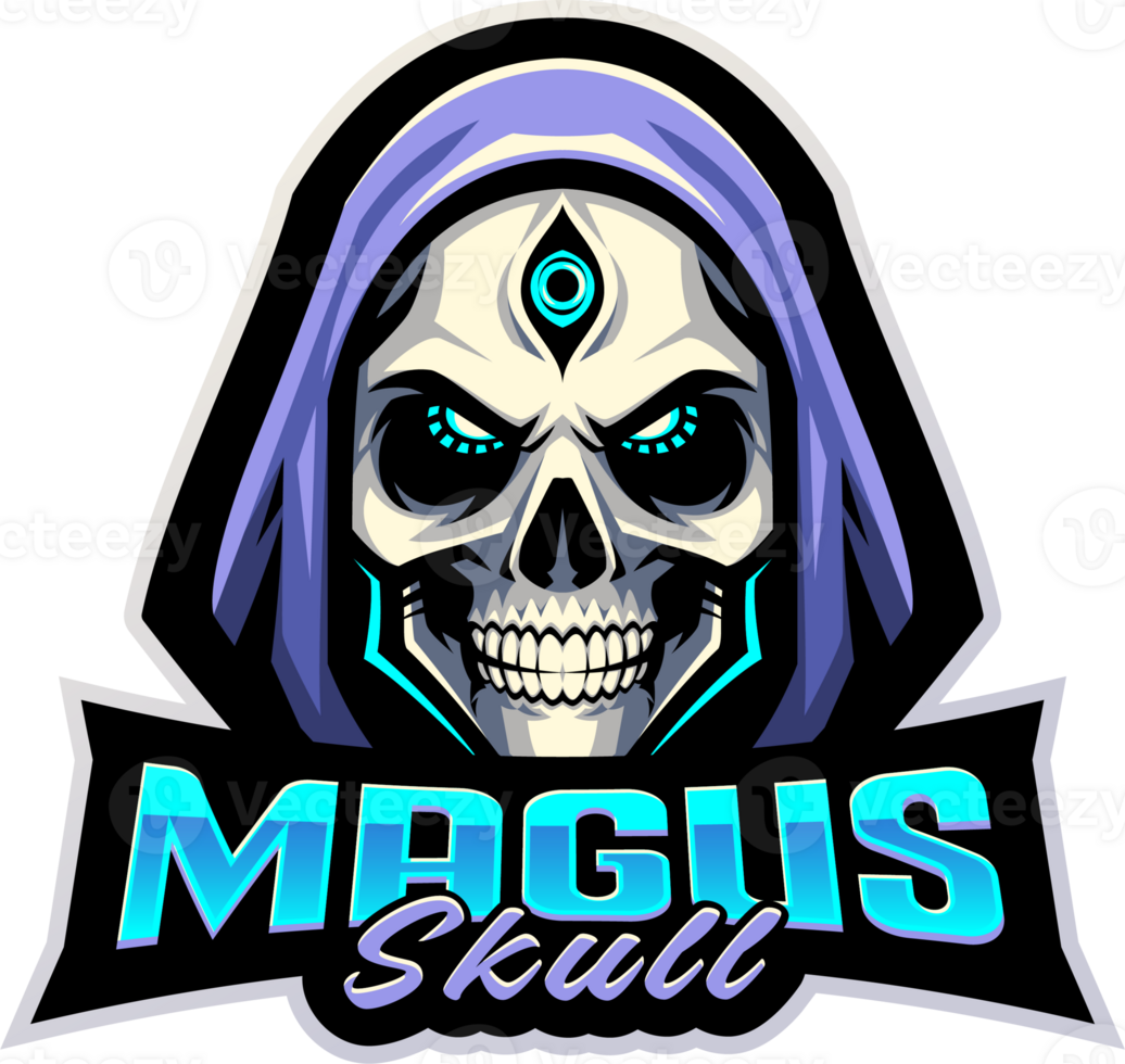 Magus skull esport mascot png