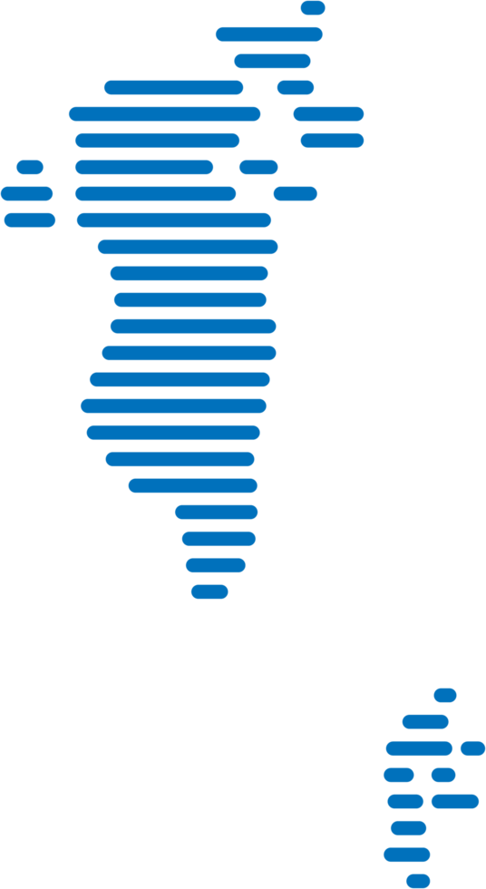 horizontal line drawing of bahrain map. png