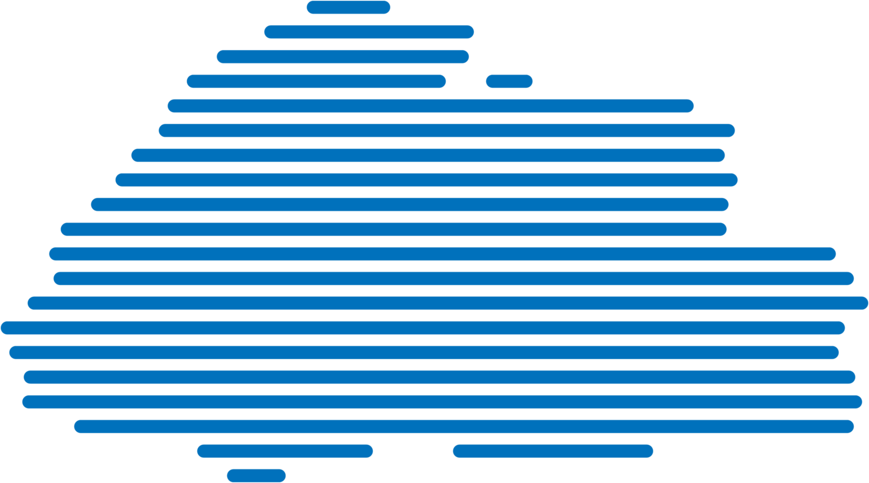 horizontal line drawing of bhutan map. png