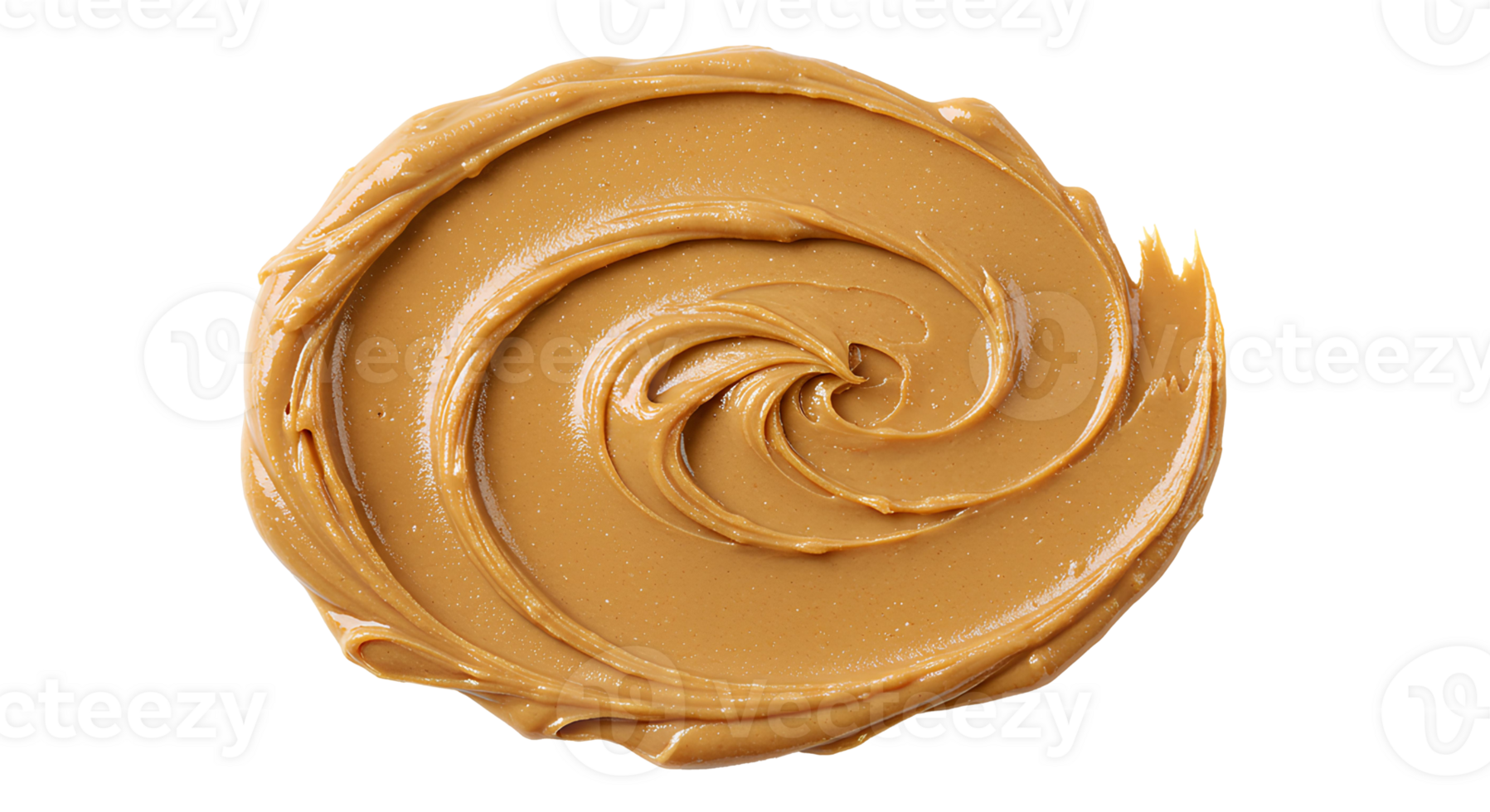 Top view of peanut butter spread , rich and creamy nut butter texture for culinary and organic food concepts png
