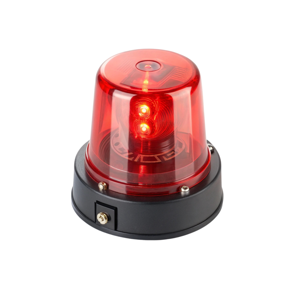 Red Flashing Emergency Siren Light Transparent Alarm Warning Signal png