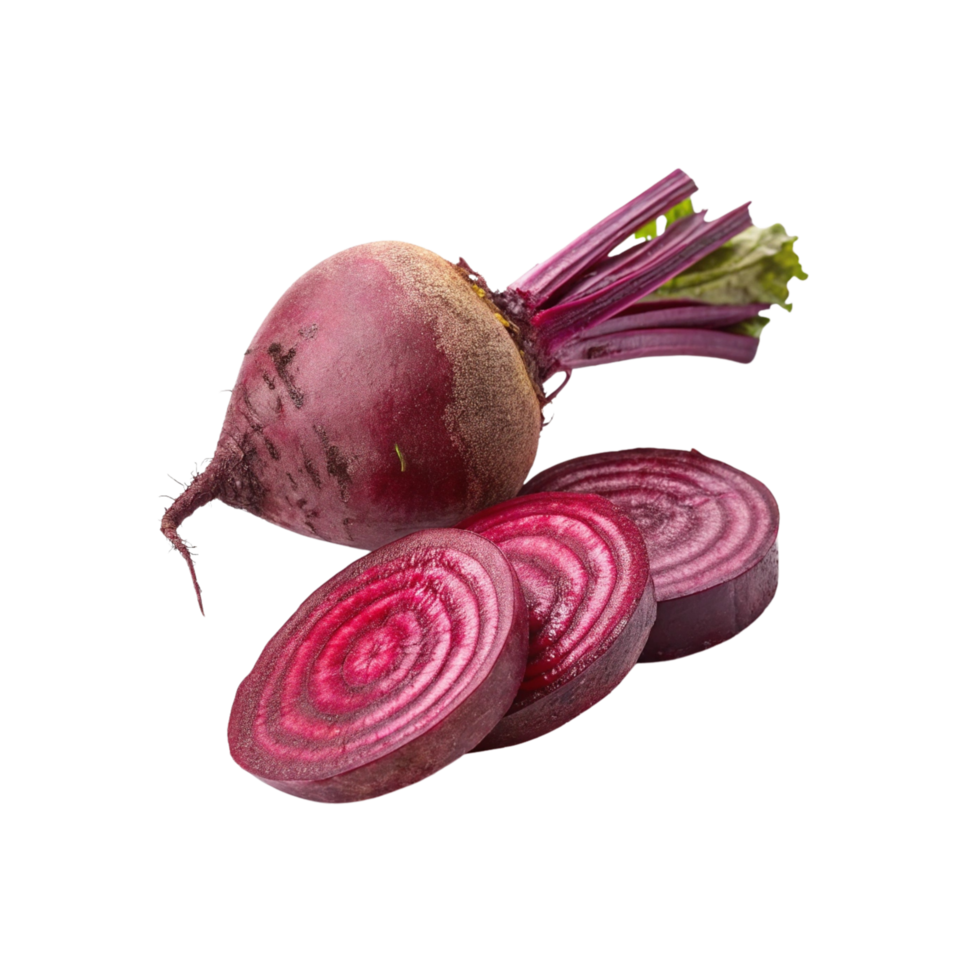 Fresh Beetroot Transparent Whole and Sliced Beet Vegetable Isolated png