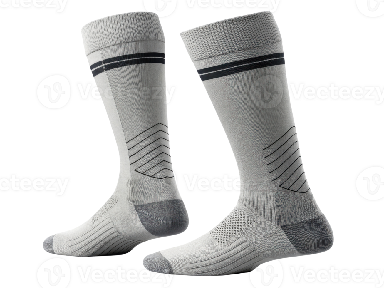 Stylish socks mockup showcasing modern design with sleek look perfect for sports or casual wear png