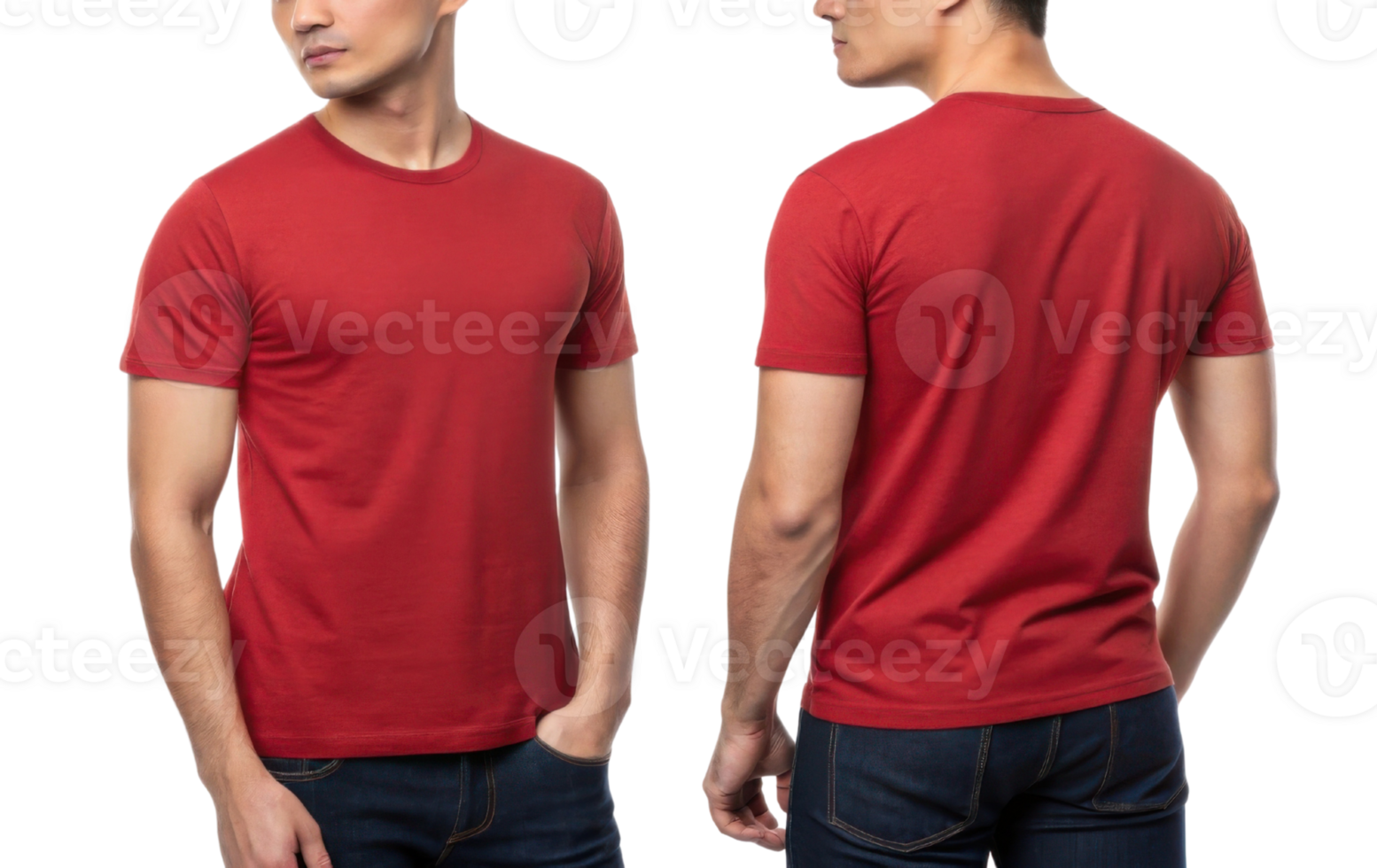 stylish red t shirt template showcasing modern fit and comfortable design perfect for casual wear and everyday use png