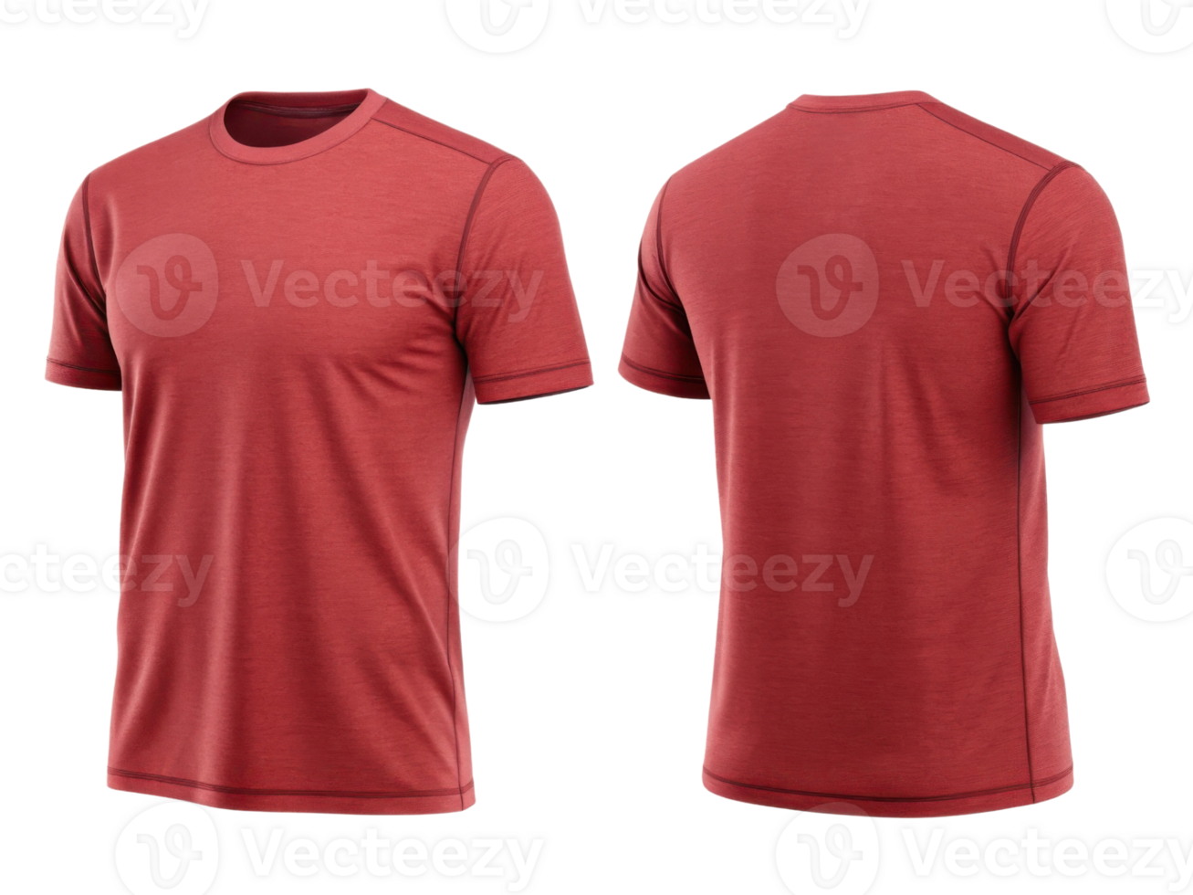 stylish red tshirt template designed for comfort and versatility, perfect for casual wear or active lifestyles png