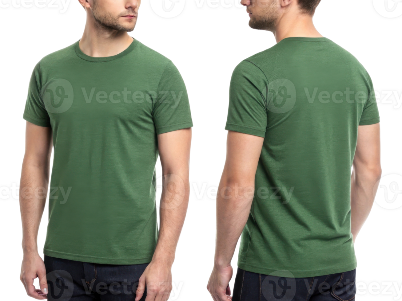 stylish green t shirt template showcasing modern fit and comfortable fabric perfect for casual wear and everyday style png