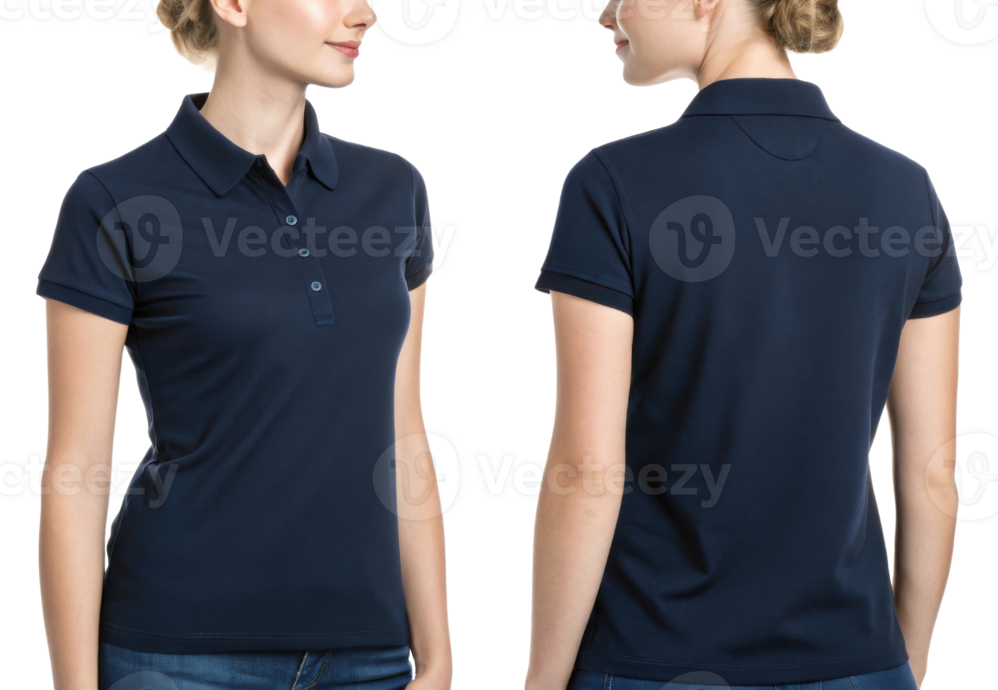 stylish polo shirt template showcasing classic design perfect for casual or professional settings. This versatile piece is ideal for any wardrobe png