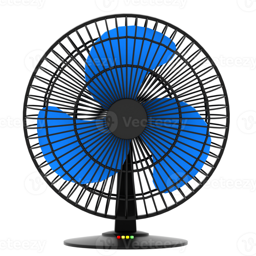 Render table fan with transparent background png