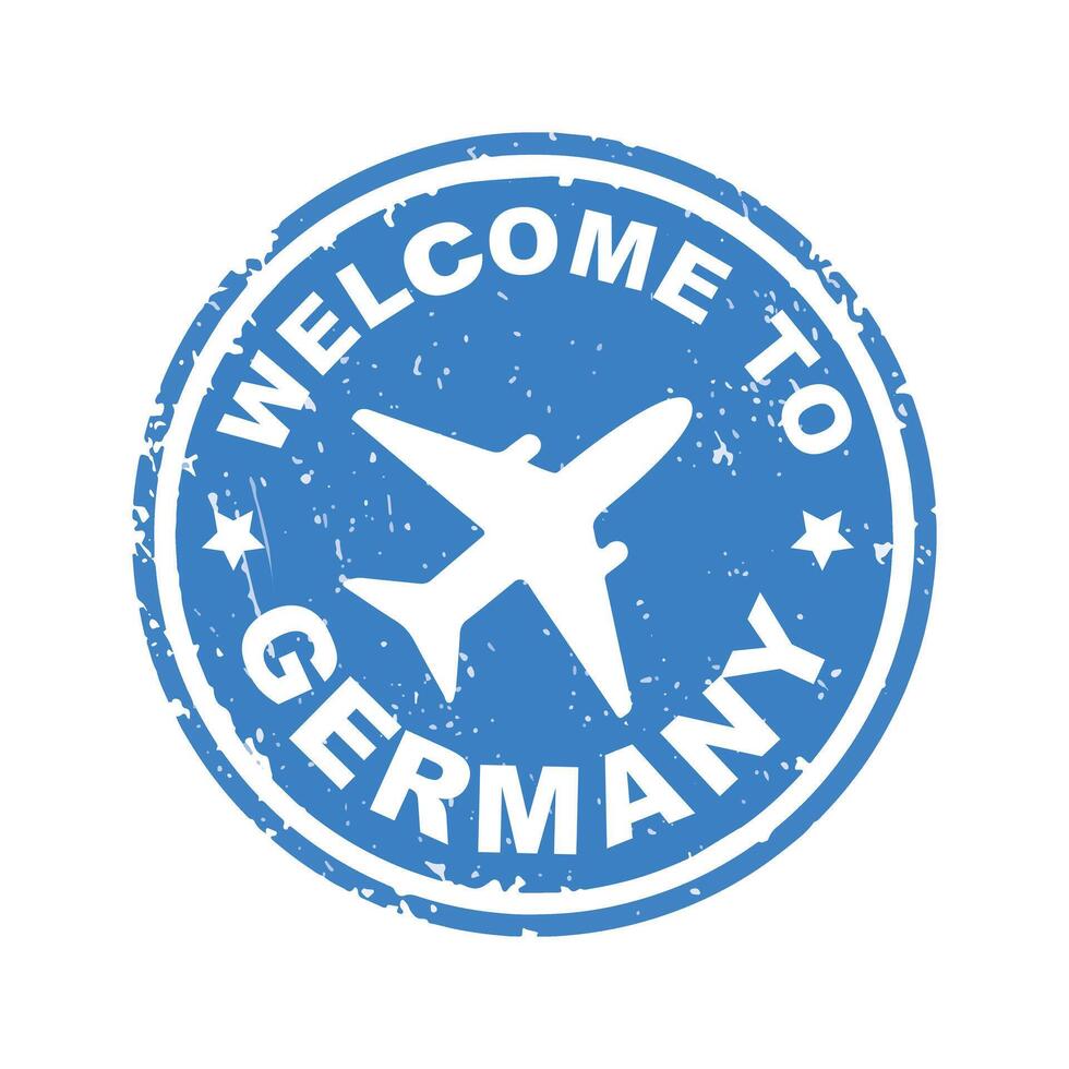 Welcome to Germany. Collection of icons welcome to. vector