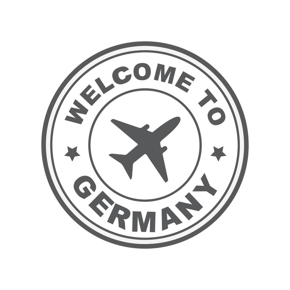 Welcome to Germany vector