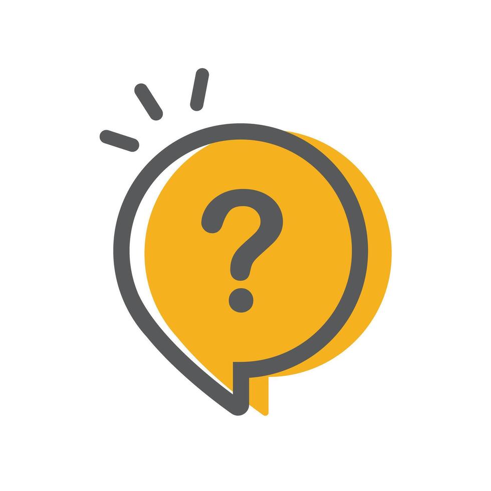 Question mark sign icon, , illustration. vector