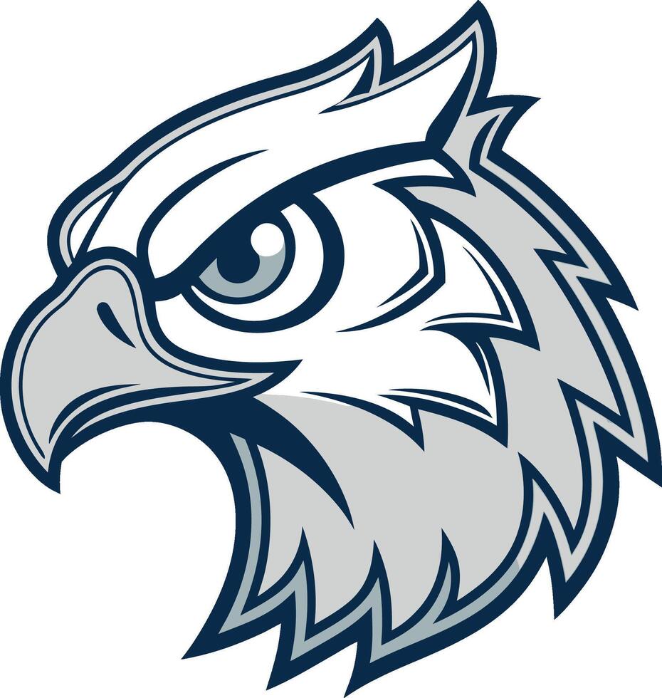 Whimsical Eagle Head Mascot Vectors Illustration for Storybooks