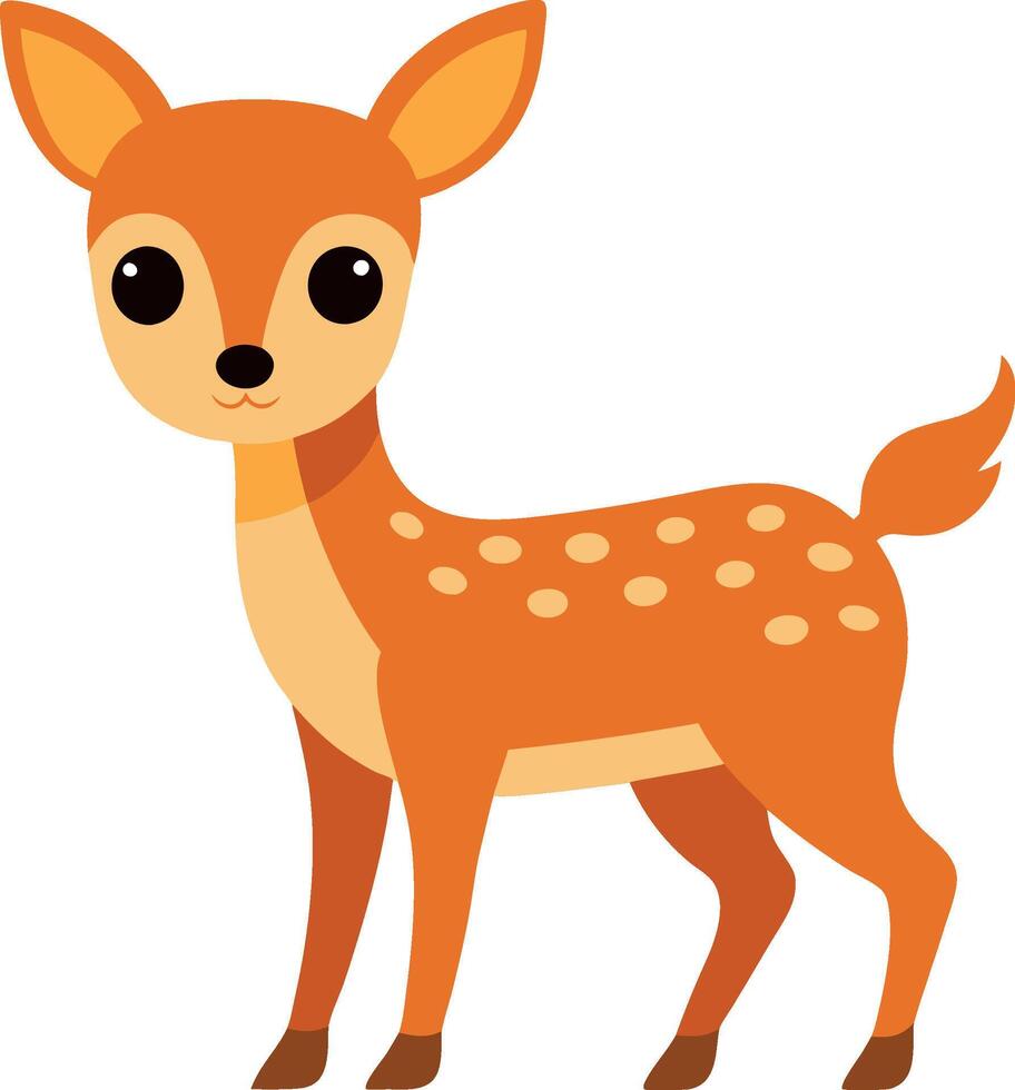 Playful Little Deer Vectors Graphic for Kids Projects