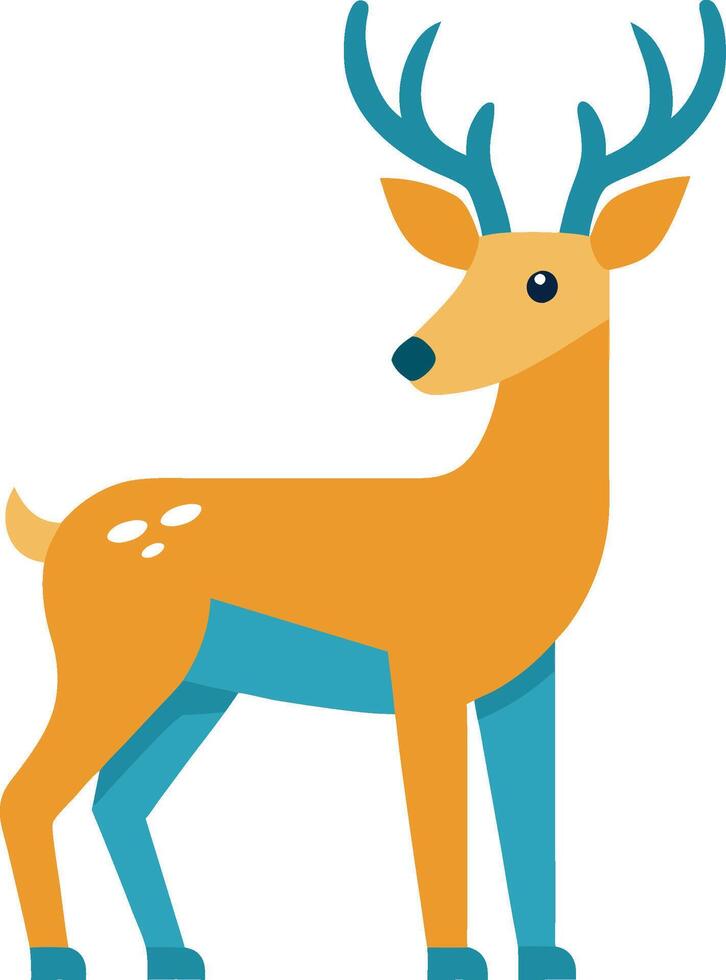 Cute Woodland Deer Vectors Art for Fairytale Fantasy Designs