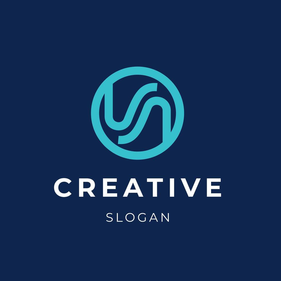 Modern Letter R Logo Design Illustration vector