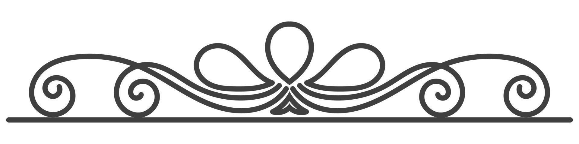 Black Text Dividers The Art of Elegant Separation in Design vector