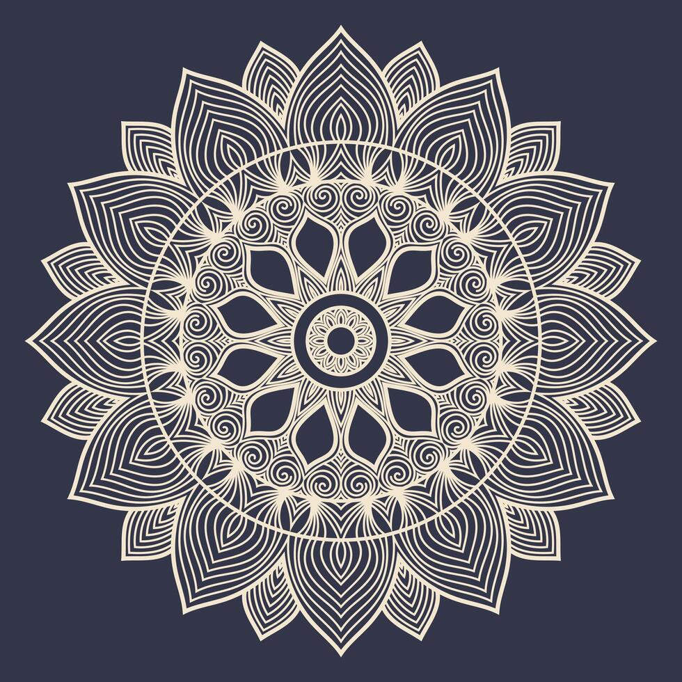 Mandala, decorative lines for card backgrounds vector