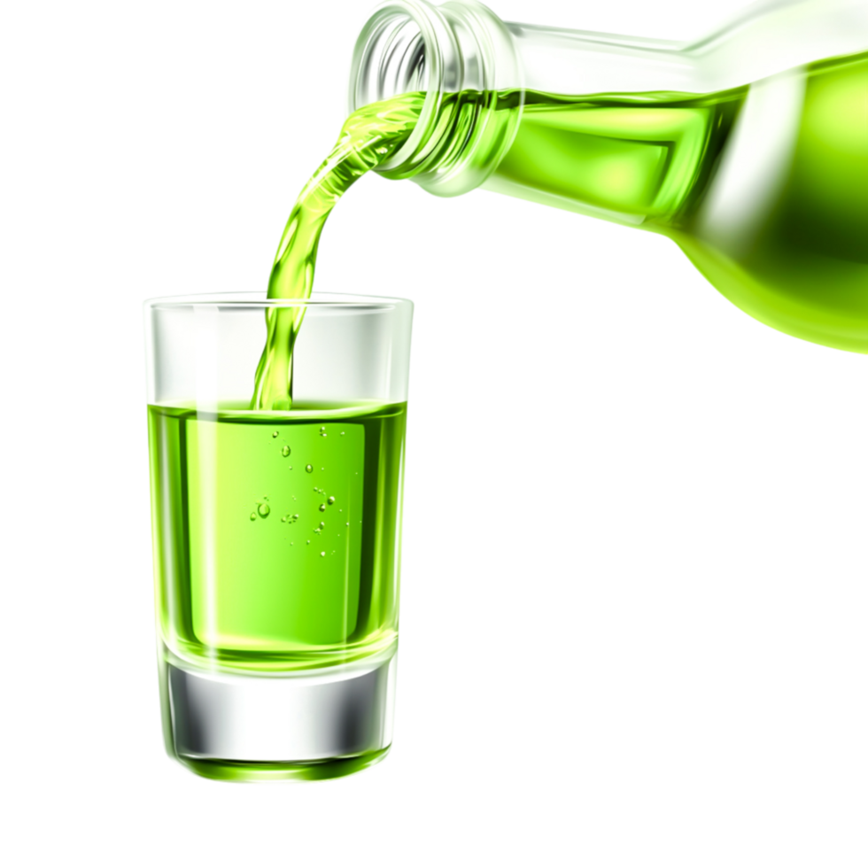 Fresh Green Juice in a Glass for Healthy Lifestyle and Nutrition Choices png