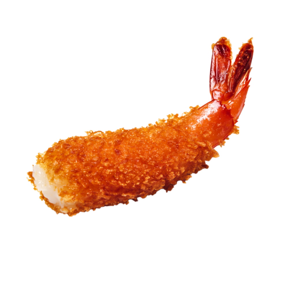 Golden Breaded Shrimp Ready for Tasty Seafood Dish Presentation png