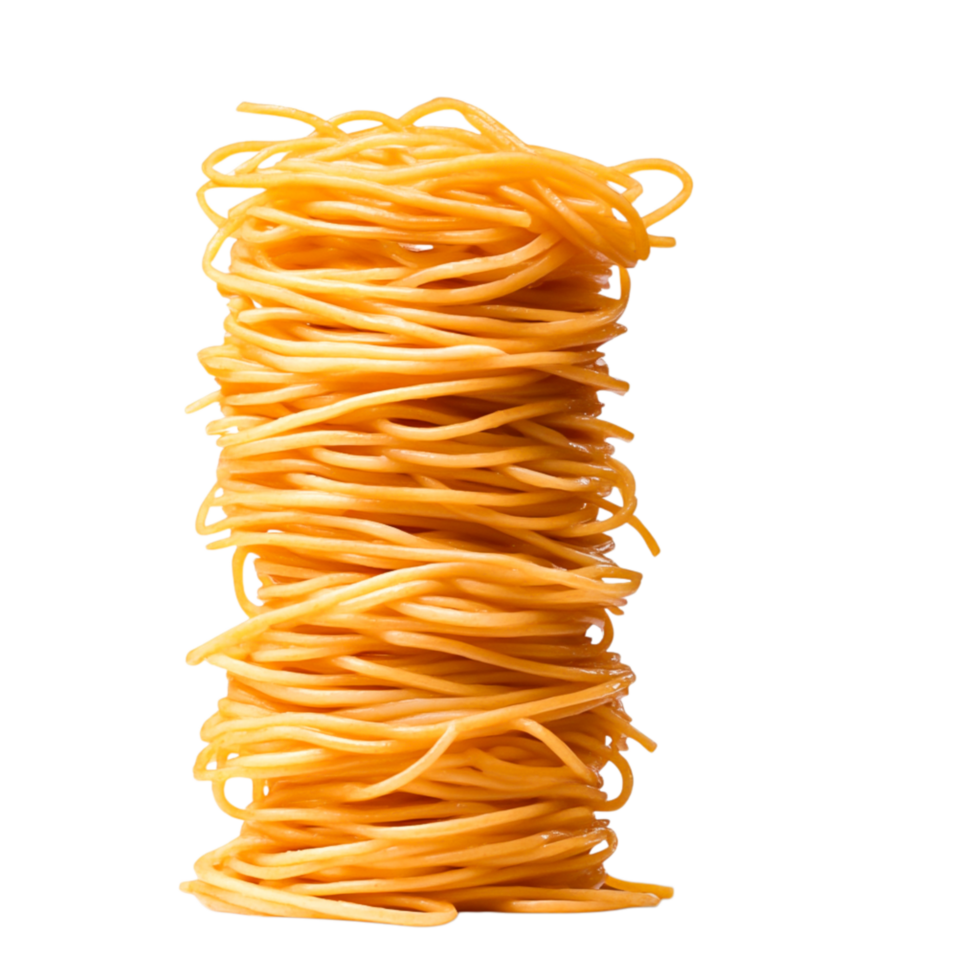 Stacked Raw Spaghetti Noodles png