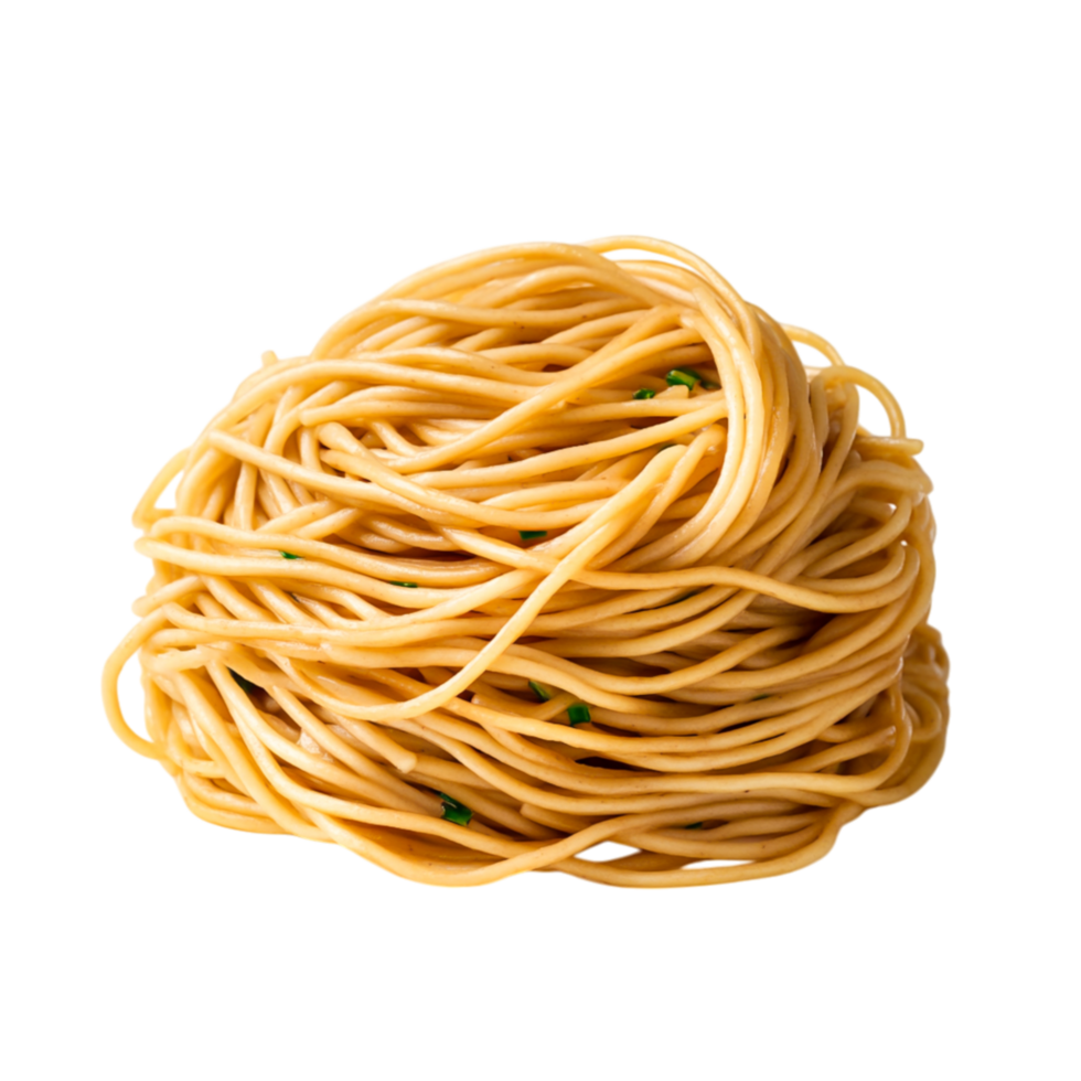 Freshly Cooked Plain Spaghetti Noodles png