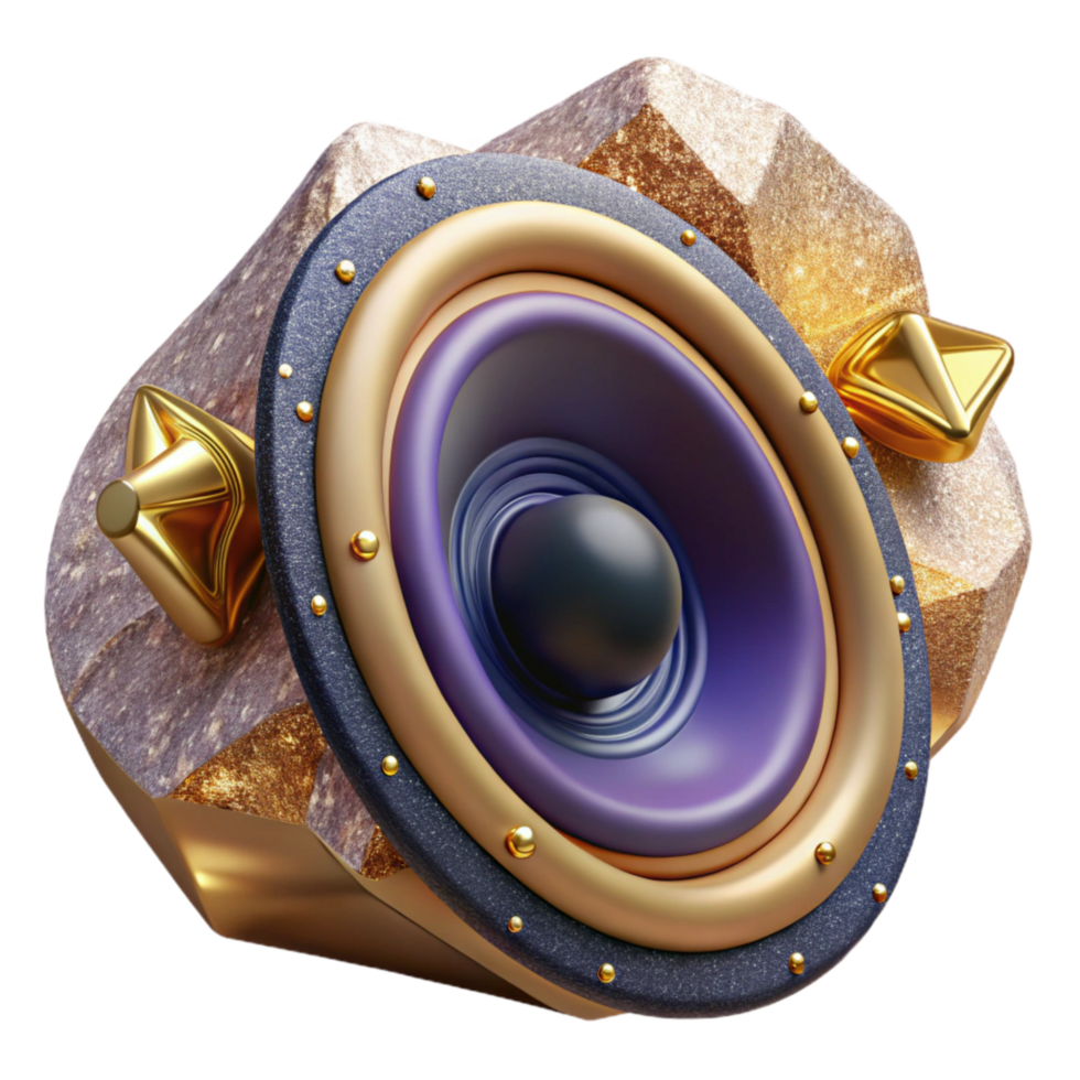 impressive creative Speaker Side Angle Cutout detailed png