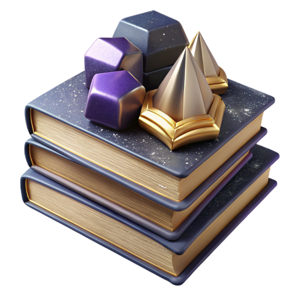 extraordinary modern Stack of Books Angled View Isolated Element detailed png