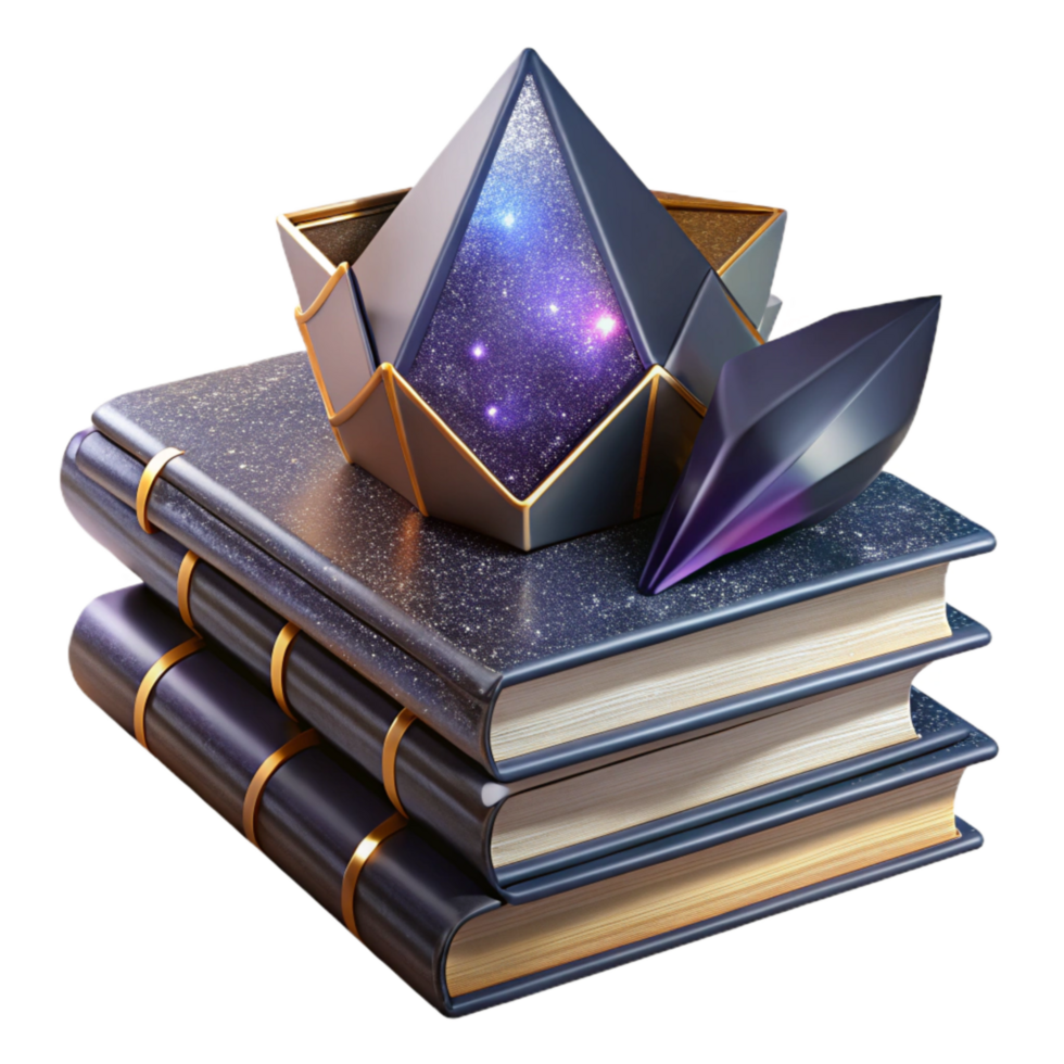 magnificent traditional Stack of Books Angled View Isolated Element exclusive png
